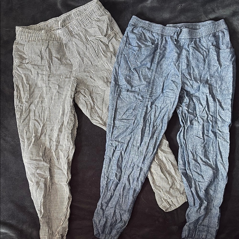 Old Navy Gray and Blue Pants